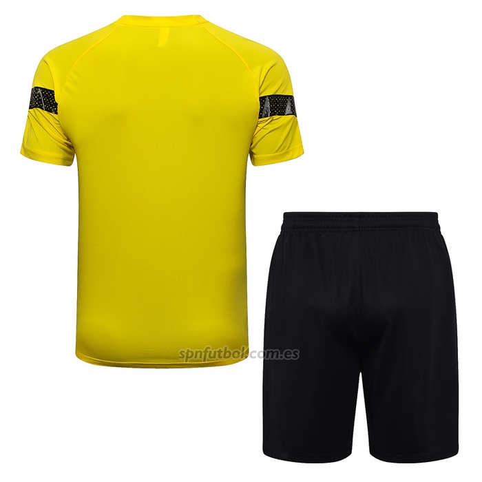 Chandal del Borussia Dortmund Manga Corta 2022-2023 Amarillo - Pantalon Corto